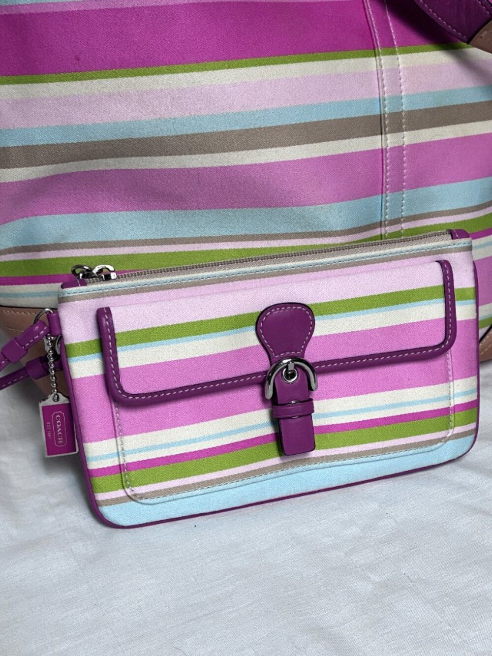 Coach Multicolor Tote & Wristlet - Picture 4 of 11